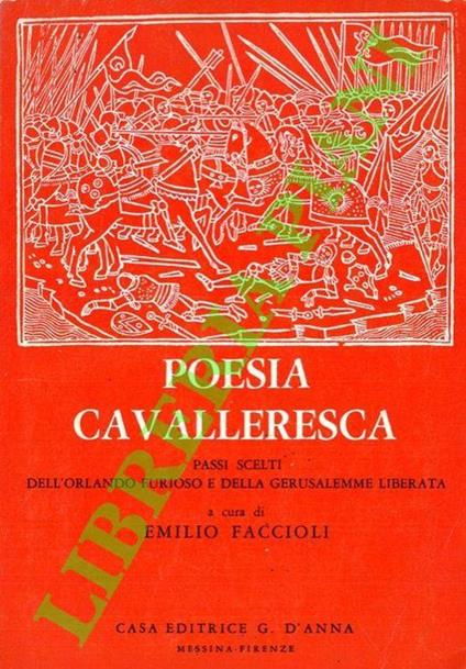 Poesia cavalleresca - Emilio Faccioli - copertina
