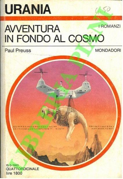 Avventura in fondo al cosmo - Paul Preuss - copertina