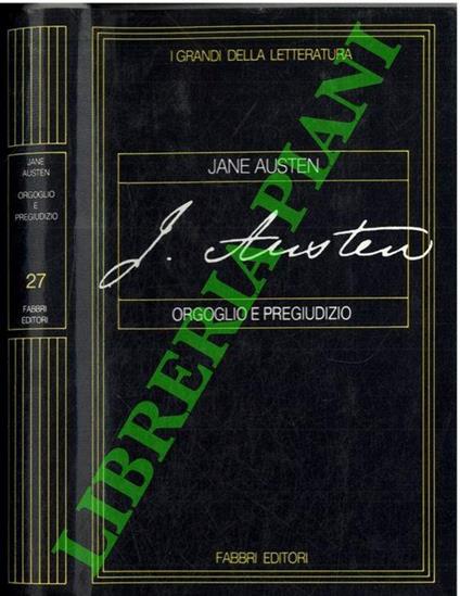 Orgoglio e pregiudizio - Jane Austen - copertina