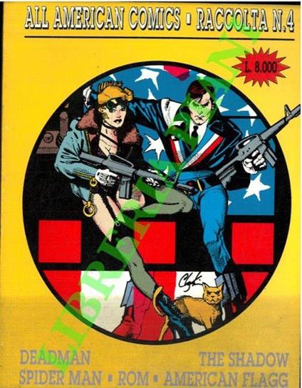 All american comics. Deadman - Spider man - The shadow - American flag. Raccolta N. 4 - copertina