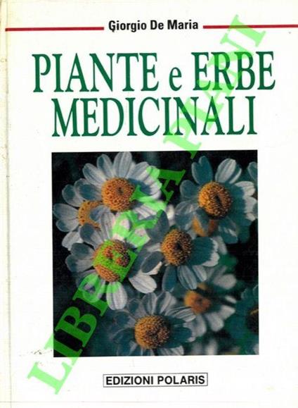 Piante e erbe medicinali - Giorgio De Maria - copertina