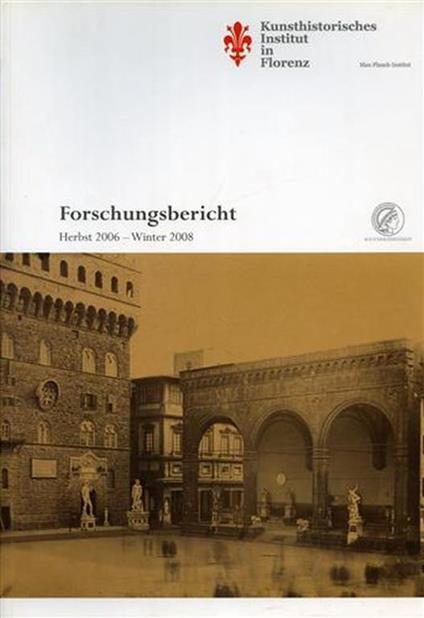 Forschungsbericht, Herbst 2006 - Winter 2008 - copertina
