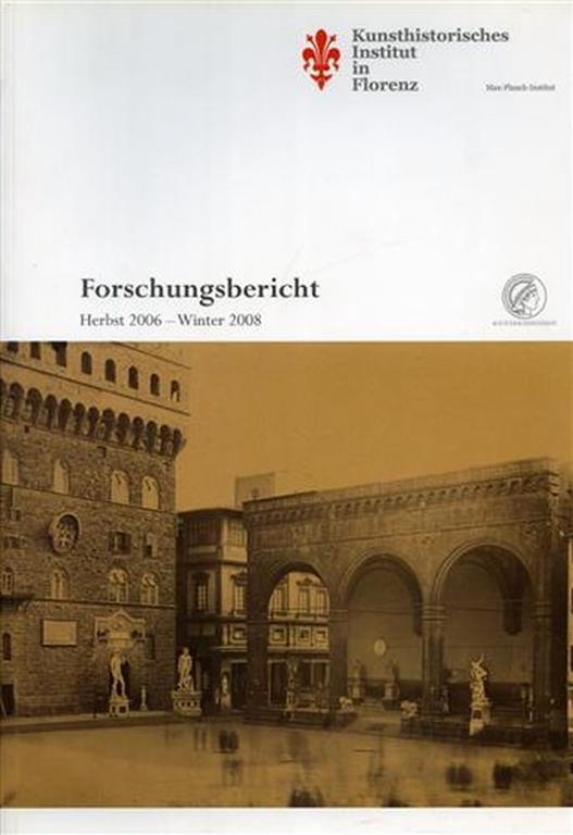 Forschungsbericht, Herbst 2006 - Winter 2008 - copertina