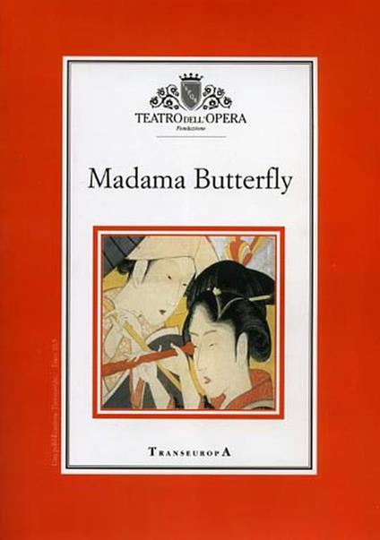 Madama Butterfly - Giacomo Puccini - copertina