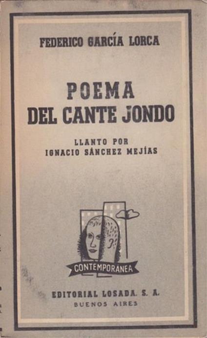 Poema del Cante Jondo. Llanto por Ignacio Sánchez Mejías - Federico García Lorca - copertina