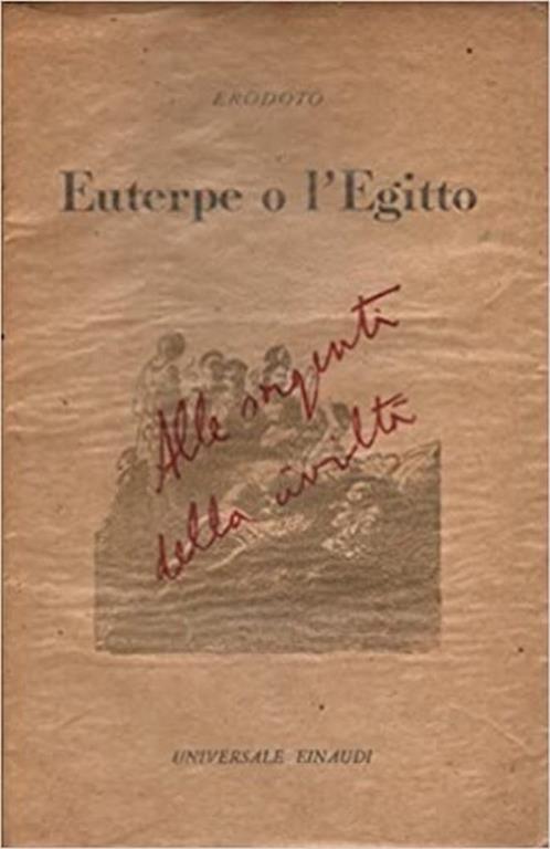 Euterpe o l'Egitto - Erodoto - copertina