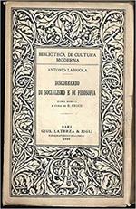 Discorrendo di socialismo e di filosofia