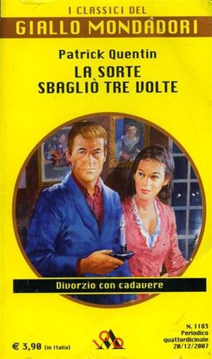 La sorte sbagliò tre volte - Patrick Quentin - copertina