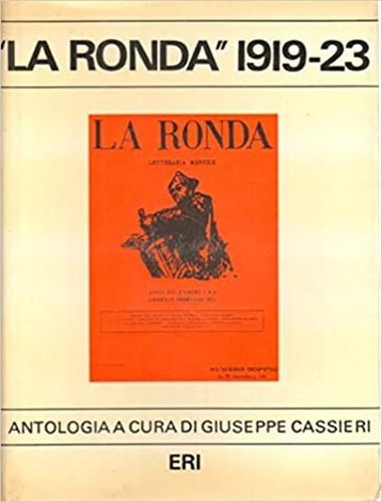 La Ronda. 1919 - 1923 - copertina
