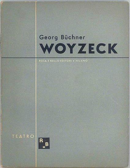 Woyzeck - Georg Buchner - copertina