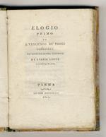 Elogio primo [-secondo] di S. Vincenzo dè Paoli fondatore dè Signori della Missione, di Evasio Leone carmelitano