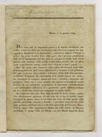 Dopo trent'anni di sanguinose guerre e di funeste rivoluzioni (...) cominciava appena l'Europa a godere dei primi frutti della pace, che i perversi perturbatori della quiete impiegarono ogni lor cura ad arrestare il trionfo degli eterni principij del