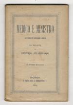 Medico e ministro. Lettere di Giovanni Lanza. Con prefazione di Pietro Sbarbaro. XX settembre MDCCCLXXXIII