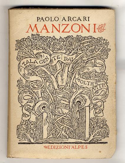 Manzoni - Paolo Arcari - copertina