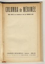 Colomba de Mérimée. Pages choisies avec introduction et notes par Domimique Claps