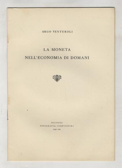La moneta nell'economia di domani - copertina
