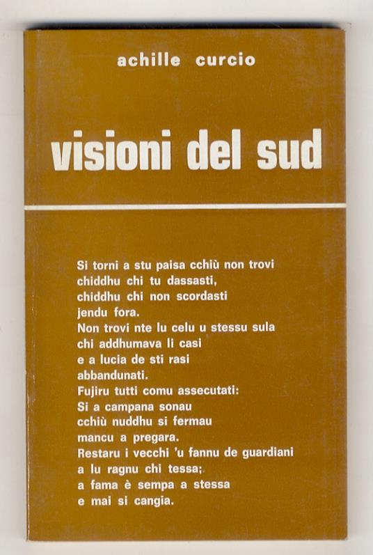 Visioni del Sud - copertina