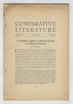 I contributi europei all'identificazione del barocco francese. [In:] Comparative literature, volume VI, winter 1954, number 1