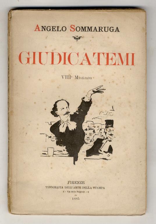 Giudicatemi. VIII° migliaio - Angelo Sommaruga - copertina