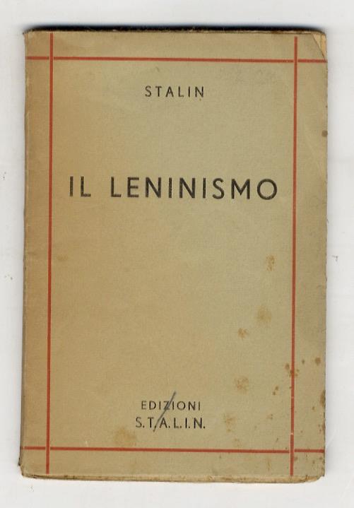Il leninismo - copertina