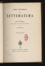 Storia universale della letteratura [...] Traduzione con note ed aggiunte del Dott. Eugenio Levi. Volume secondo. Volume terzo. Volume quarto