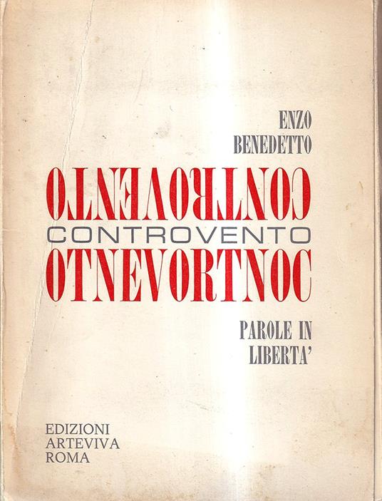 Controvento Parole in libertà - Enzo Benedetto - copertina