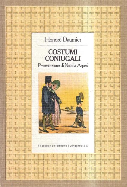Costumi Coniugali - Honoré Daumier - copertina