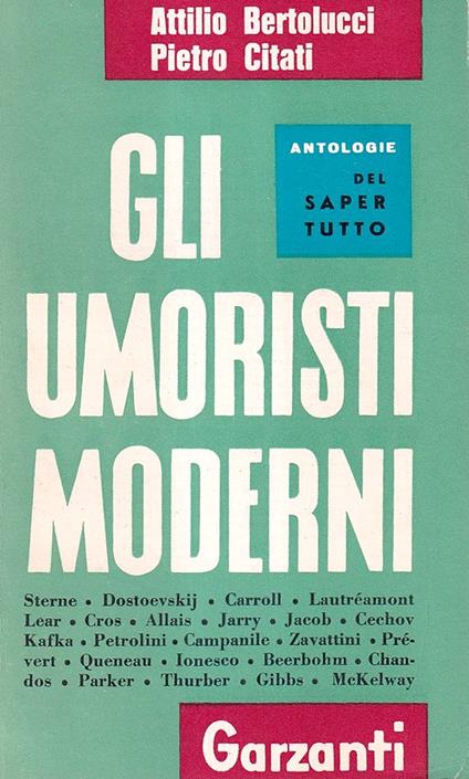 Gli Umoristi Moderni - Attilio Bertolucci - copertina