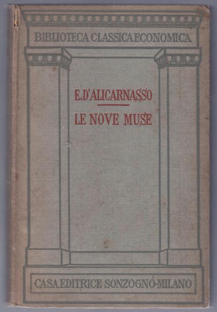 Le Nove Muse Istoria Delle Imprese de' Greci e de' Barbari - Erodoto - copertina
