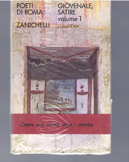 Satire. Volume 1° - D. Giunio Giovenale - copertina