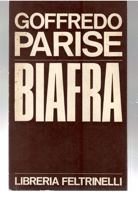 Biafra - Goffredo Parise - copertina