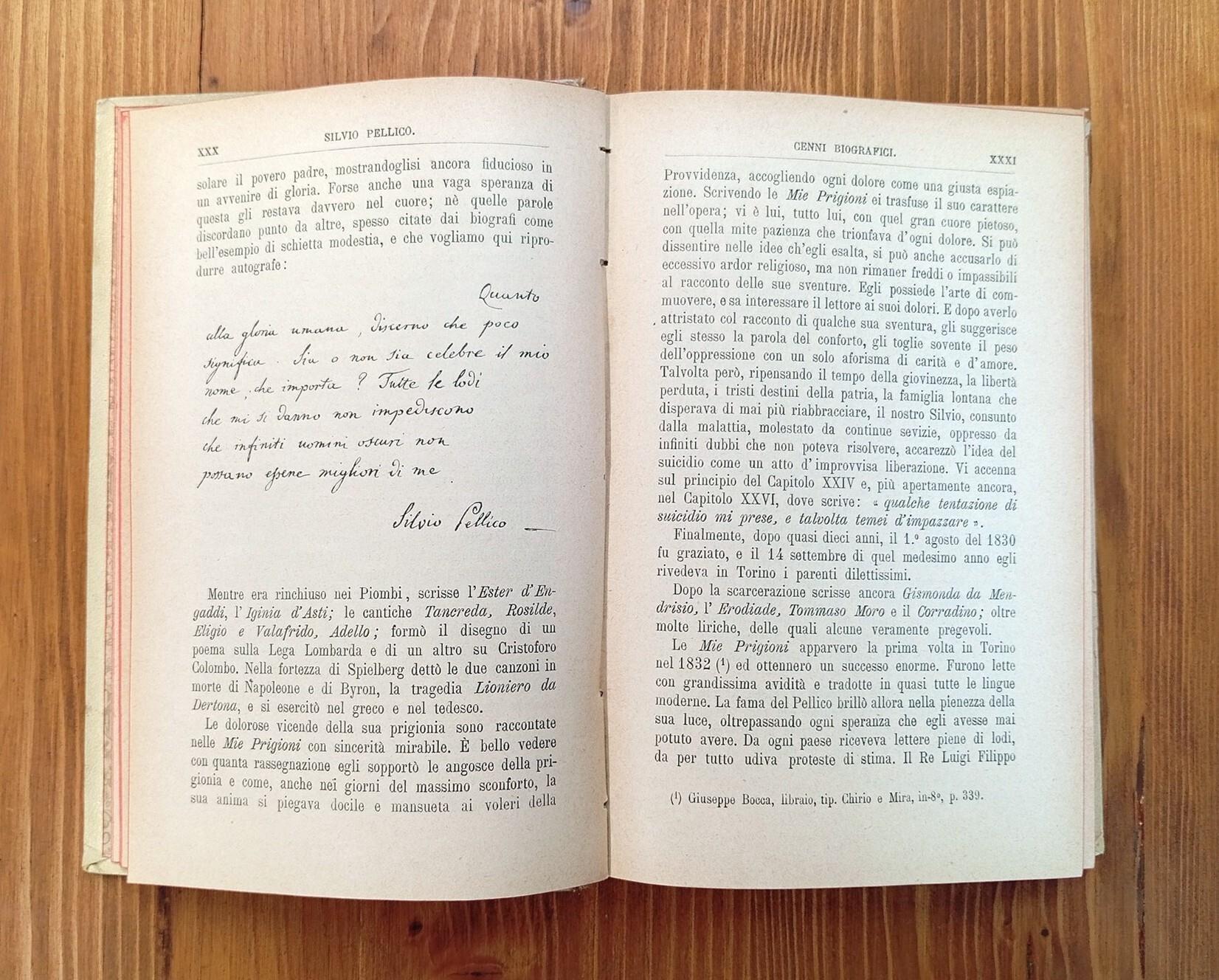 Prose e Tragedie Scelte Di Silvio Pellico Con Proemio Di Francesco D'Ovidio