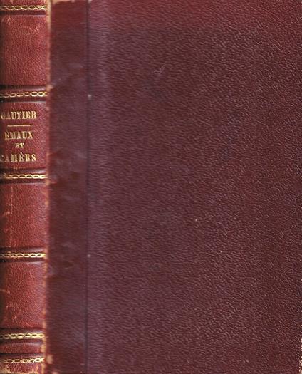 Emaux et Camees - Théophile Gautier - copertina