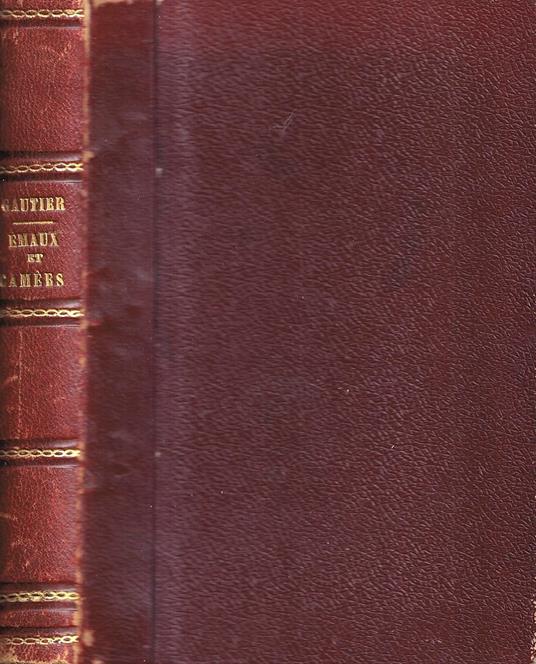 Emaux et Camees - Théophile Gautier - copertina