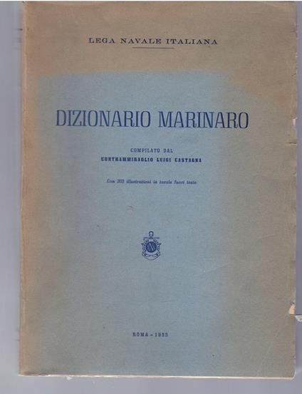Dizionario Marinaro - Luigi Castagna - copertina