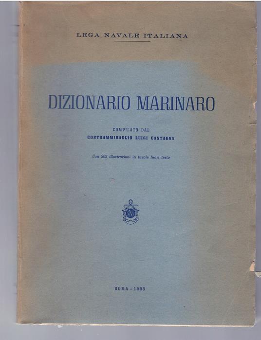 Dizionario Marinaro - Luigi Castagna - copertina