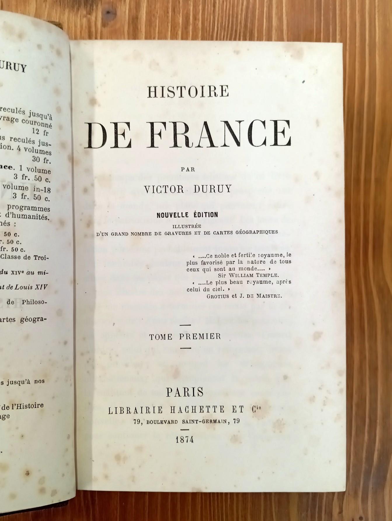 Histoire de France (2 Voll.)