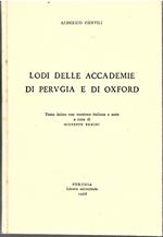 Lodi Delle Accademie Di Perugia e Di Oxford