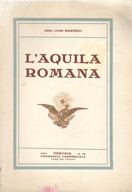 L' Aquila Romana - Luigi Martelli - copertina