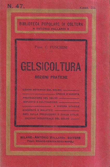 Gelsicoltura Nozioni Pratiche - copertina