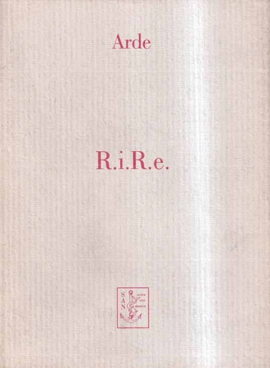 R.i.R.e - Gianni Arde - copertina