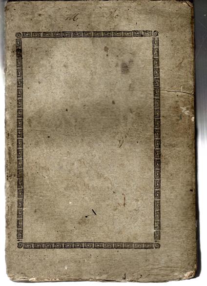 Corso Elementare Di Lezioni Logico Metafisico Morali - Vincenzo Bini - copertina