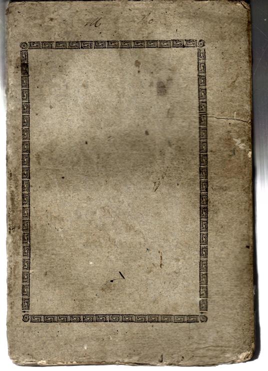 Corso Elementare Di Lezioni Logico Metafisico Morali - Vincenzo Bini - copertina