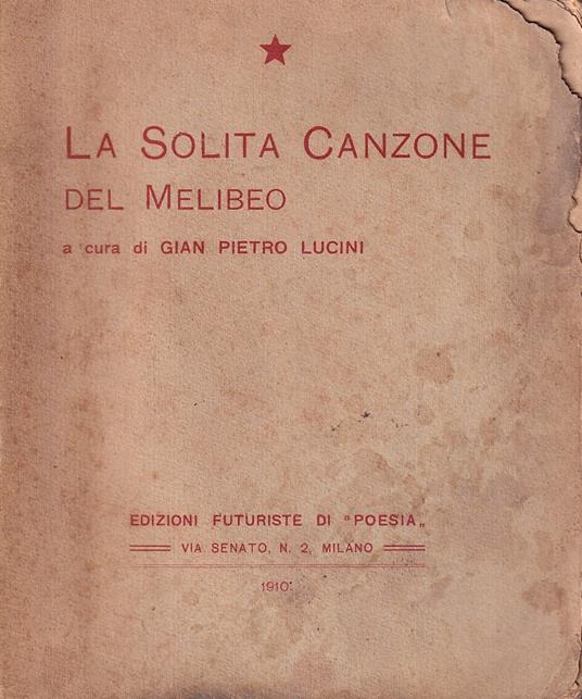 La solita Canzone del Melibeo - copertina