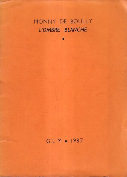 L' Ombre Blanche - copertina