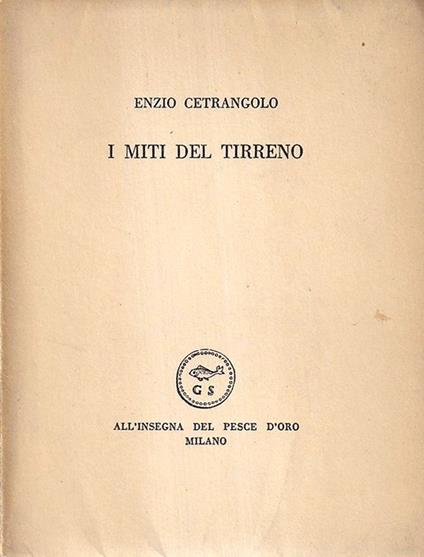 I Miti Del Tirreno - copertina