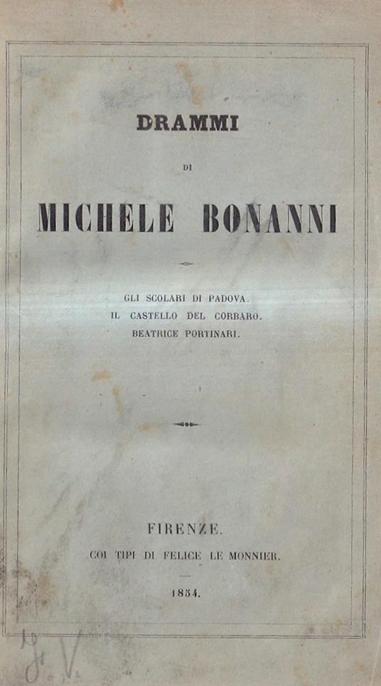 Drammi - Michele Buonanni - copertina