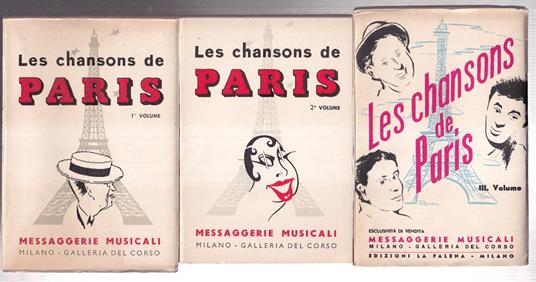 Les Chansons De Paris (3 Voll.) - copertina