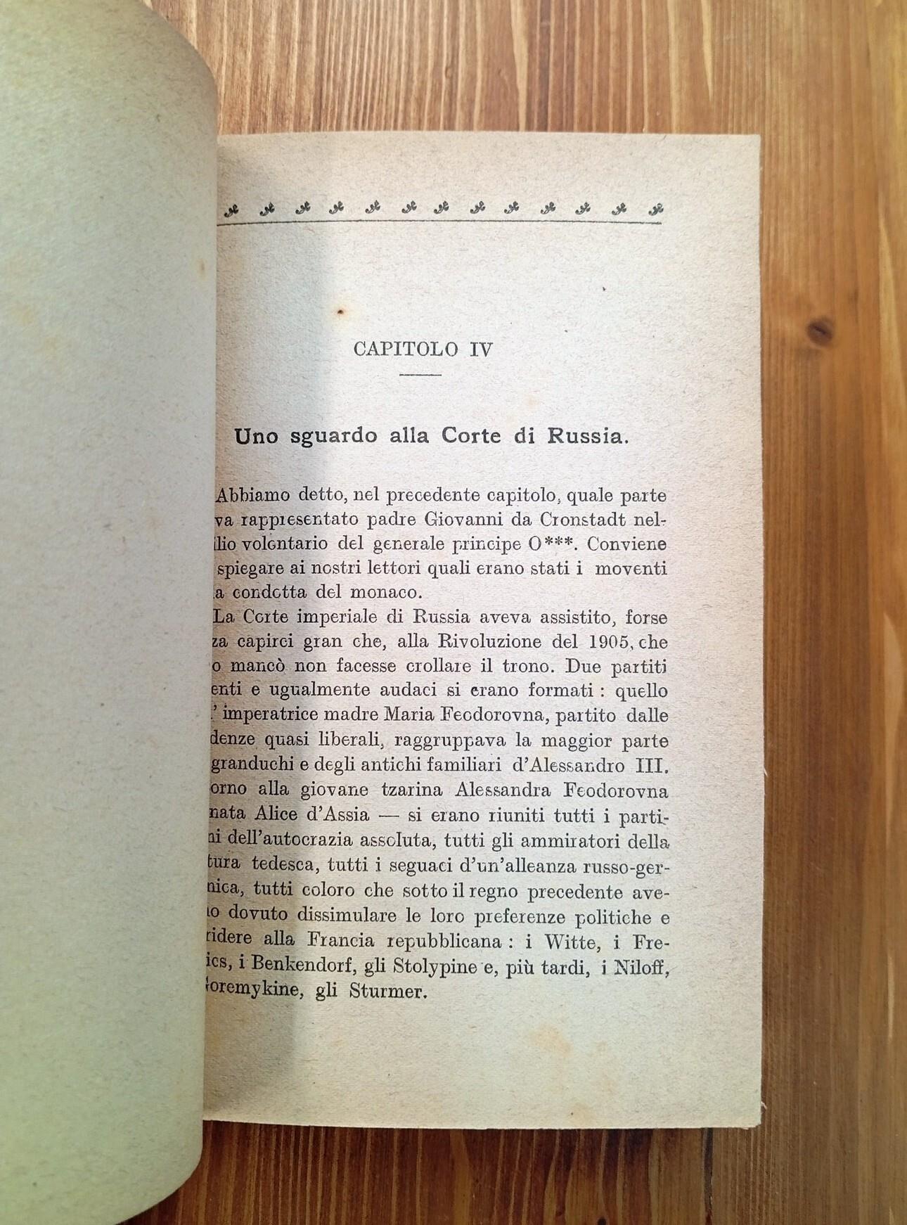 Il Segreto di Rasputine. La Vita e Le Straordinarie Avventure Del Monaco Russo