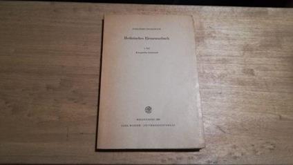 Hethitisches Elementarbuch. Erster Teil: Kurzgefasste Grammatik - Johannes Friedrich - copertina